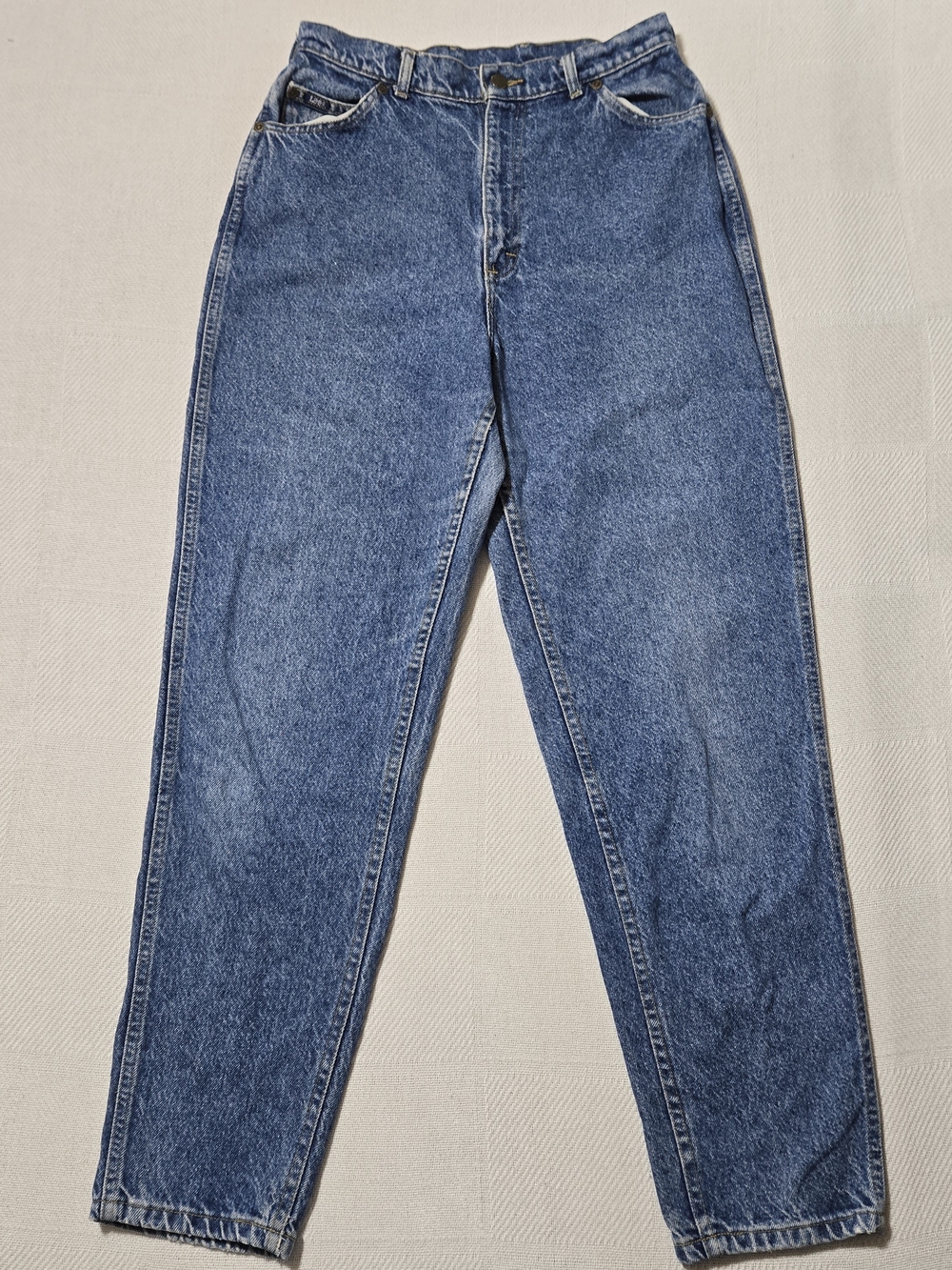 Vintage High-Rise Women's Blue Denim Jeans